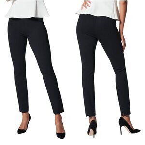 Spanx The Perfect Pant ponte S small PETITE Ankle Backseam Skinny black stretch